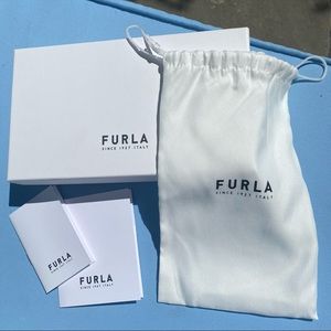 FURLA wallet box and dust bag, brand new from Rome